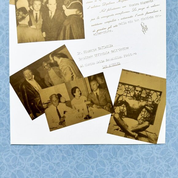 1990s Vogue Gold Book Half‑Page Ad • Black & Gold • Euro Glamour Decor - Picture 5 of 7